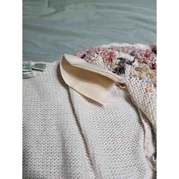 Colleens collectables large women's floral knit cardigan - Picture 5 of 8